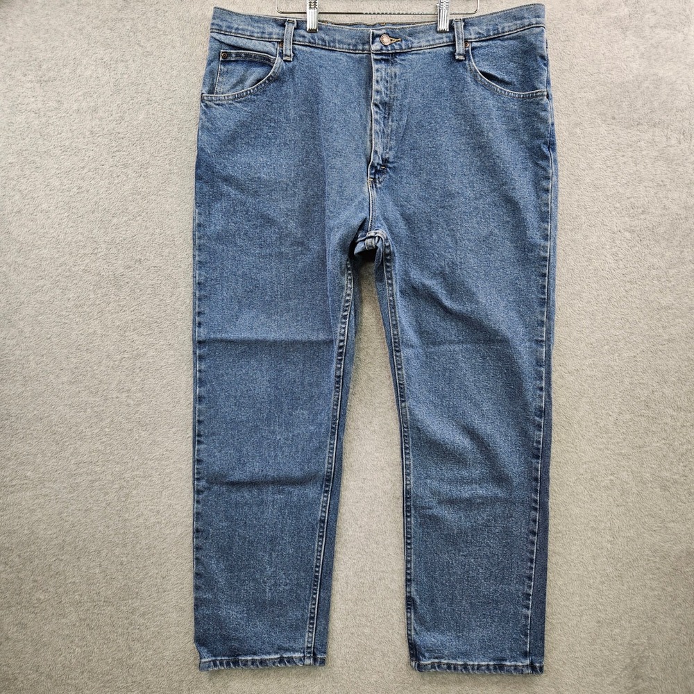 Gorpcore Workwear WRANGLER Denim Dadcore Jeans Mens 40x30 Medium Wash